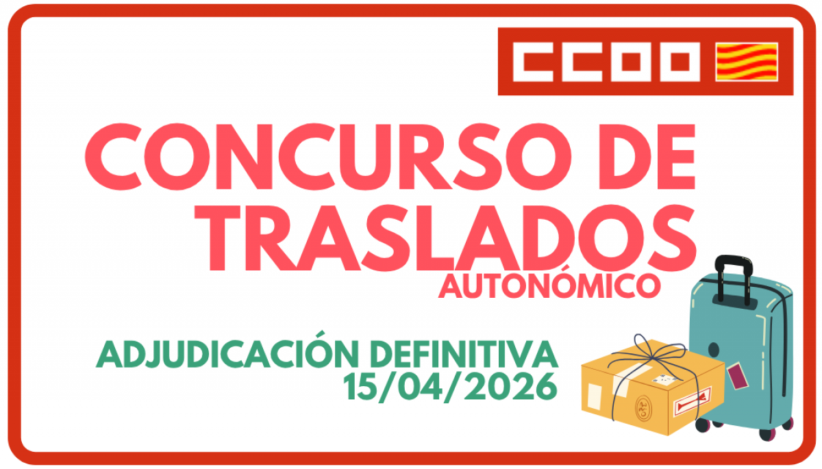 CONCURSO DE TRASLADOS AUTONÓMICO DEFINITIVA