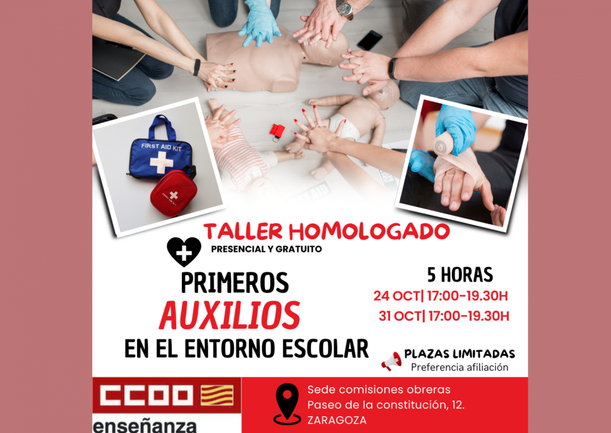 CURSO PRESENCIAL PRIMEROS AUXILIOS