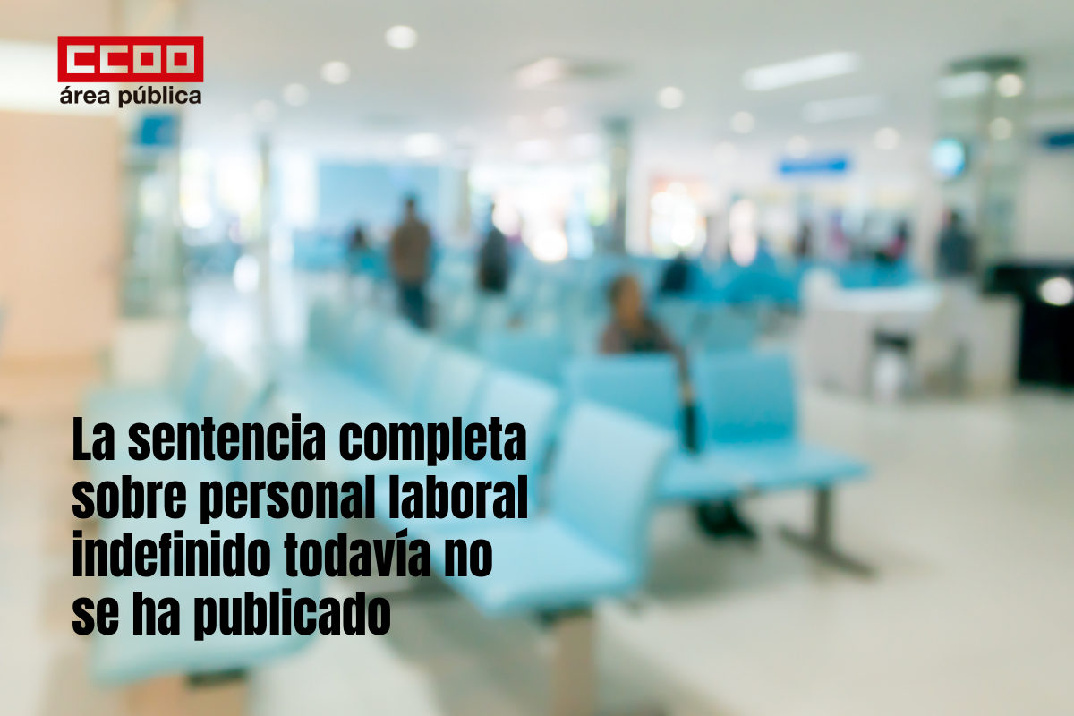 CCOO hace una primera valoración