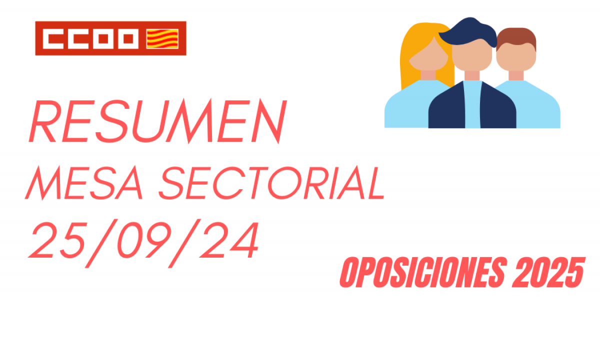 mesa oposiciones 2025